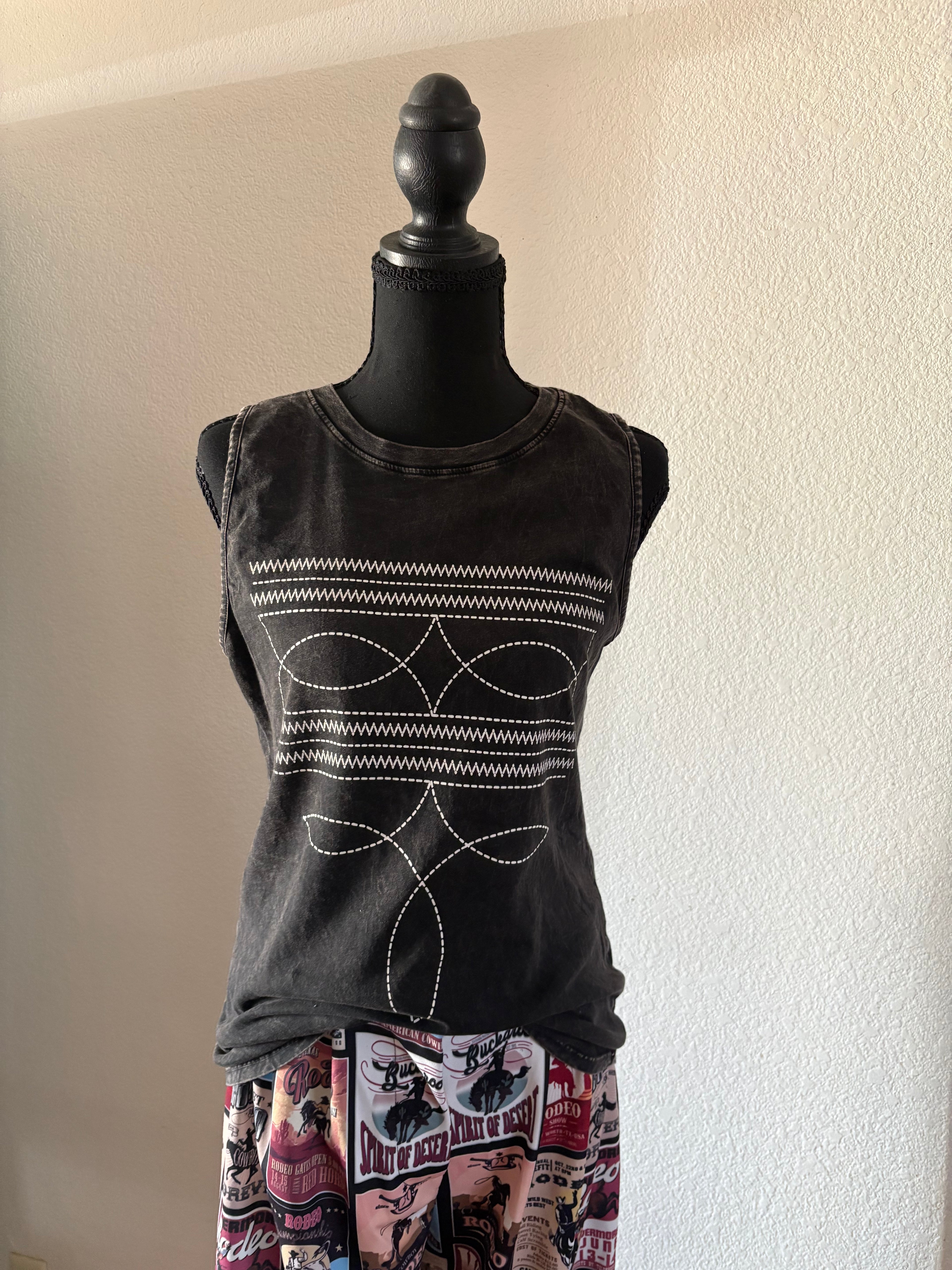 Boot Stitch tank
