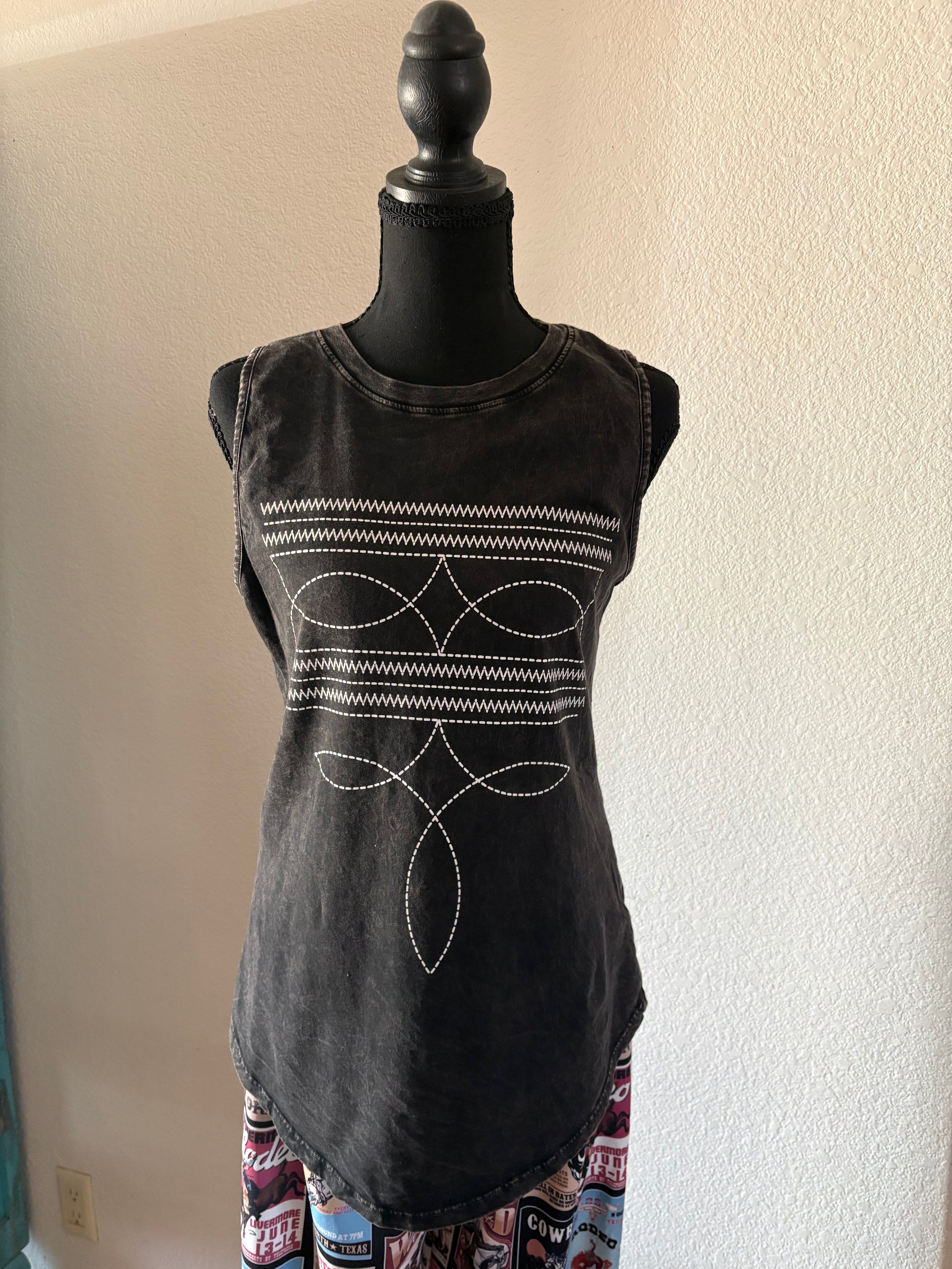 Boot Stitch tank