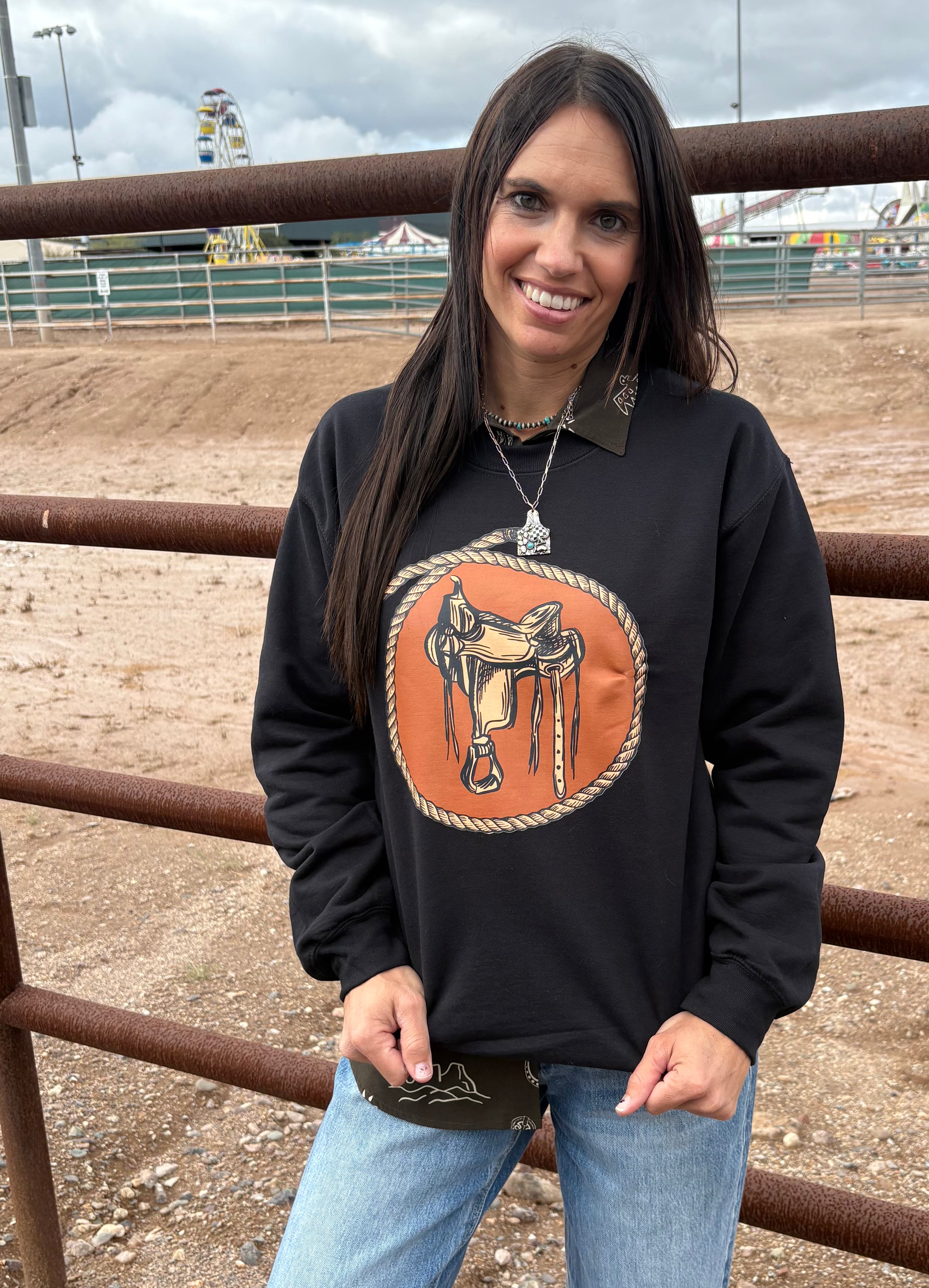 Saddle Up Crewneck