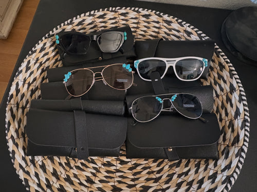 Assorted turquoise sunnies